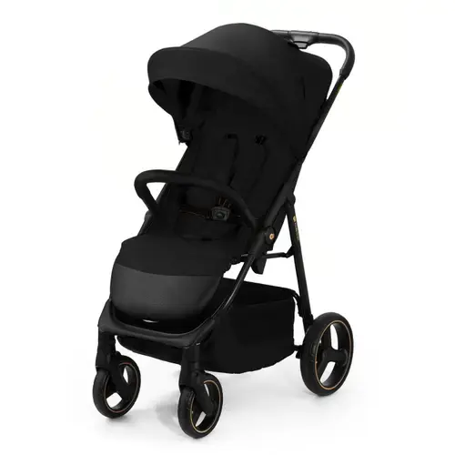 Carucior sport Kinderkraft Trig 3, spatar reglabil, 0 - 22kg, pliabil, Negru