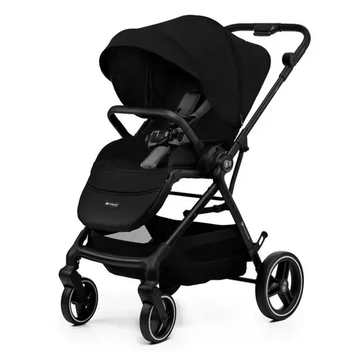 Carucior sport Kinderkraft Yoxi, reversibil, pliabil, 0 - 22kg, Negru