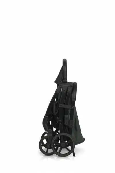 Carucior sport pentru copii dual fold EasyGo Faro, certificat pana la 22 kg, accesorii si geanta transport incluse, Sage Green