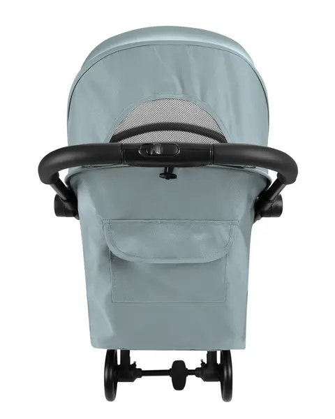 Carucior sport pentru copii KikkaBoo Joy MintBlue,Cadru din aluminiu,Sistem automat de pliere One Touch,Roti pivotante cu suspensii,Spatar si suport picioare reglabile,Capotina,recomandat de la nastere pana la 22kg