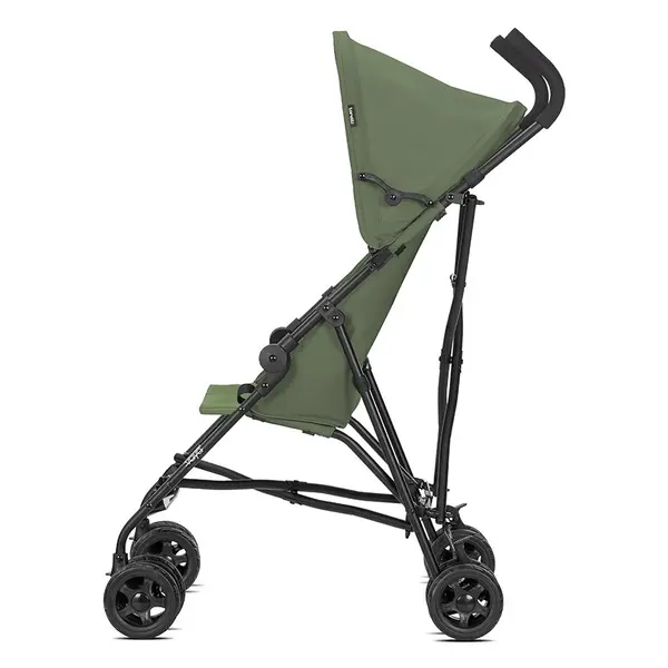 Carucior sport pentru copii Lorelli Vaya Green, ultra light, manere ergonomice, roti spate cu frana sincronizata, greutate admisa 22 kg, varsta 6 luni+