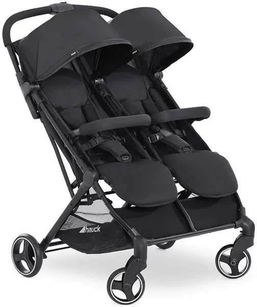 Carucior sport pentru gemeni Hauck - Swift X duo, black