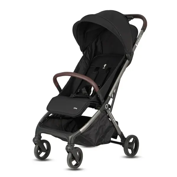 Carucior sport, Qplay Grav, cu pliere automata, Negru