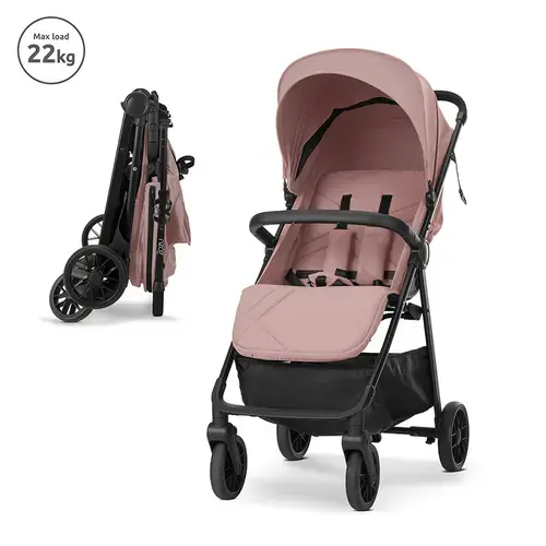 Carucior sport ultrausor Lorelli Zozu, pliabil1, pana la 22 kg, Roz