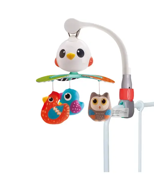 Carusel muzical patut Hola, cu pasari, multicolor KID101986, la doar 143,00 lei
