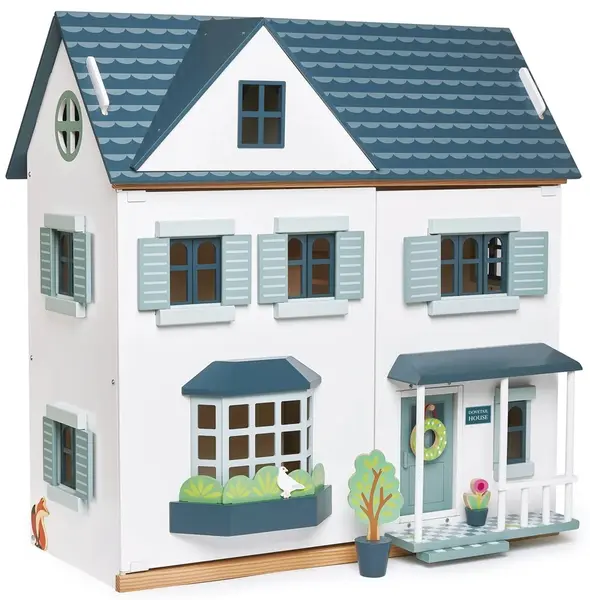 Casă de păpuși din lemn Tender Leaf Toys - Dovetail House