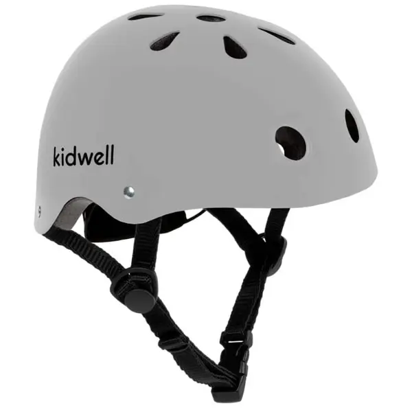 Casca bicicleta copii Kidwell Orix II, curele reglabile, orificii aerisire, gri KID099023, la doar 73,00 lei