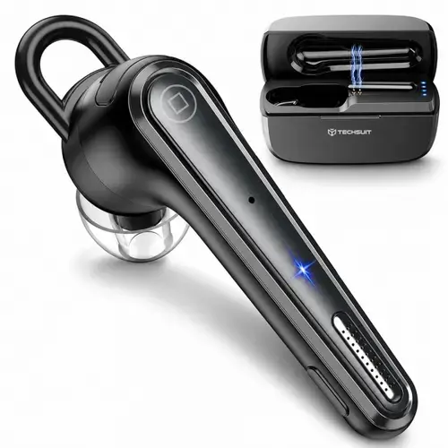 Casca Bluetooth Techsuit Voicera CB3, A2DP, Negru