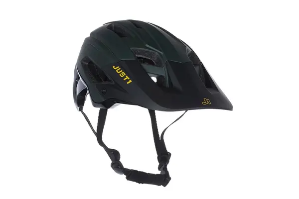 Casca ciclisti JUST1 AIR LITE SOLID,verde army negru mat,marime XL
