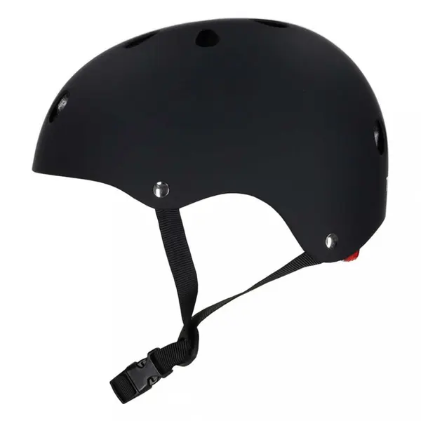Casca de bicicleta pentru copii Trike Fix, marime M (55-58 cm), lumina LED integrata si 11 orificii de ventilaie, Black