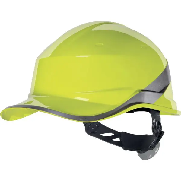 Casca de protectie cu sistem fixare rotita, tip baseball Diamond V, culoarea galben - Delta Plus GALBEN, UNIVERSAL