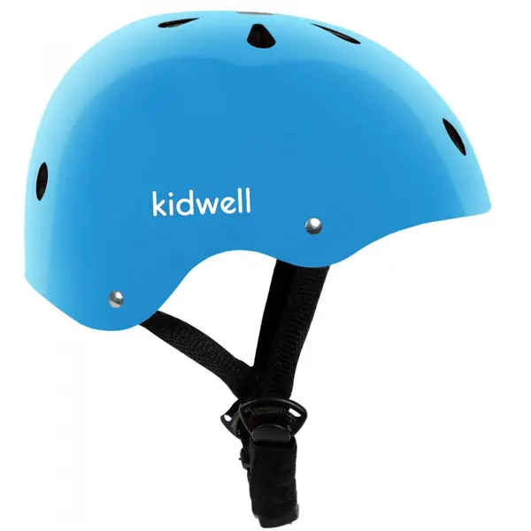Casca de protectie pentru copii Kidwell Orix Blue, sistem de reglare, 48-52 cm, S, 1 an+