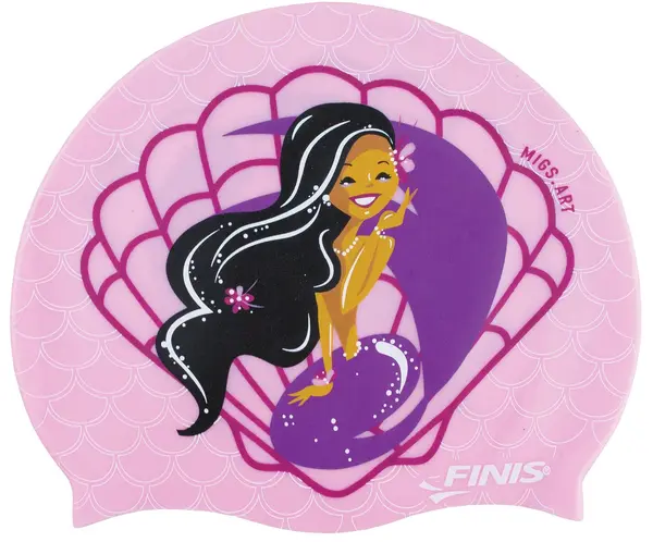 Casca inot din silicon Finis - Sirena, roz