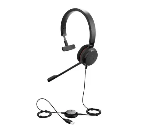Casca Jabra Evolve 30 II MS Mono USB, jack 3.5mm
