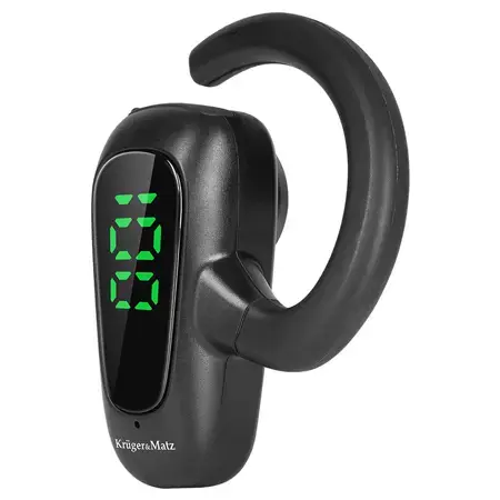 Casca Mono KRUGER&MATZ Traveler K18, Bluetooth, Autonomie 10 ore (Negru)