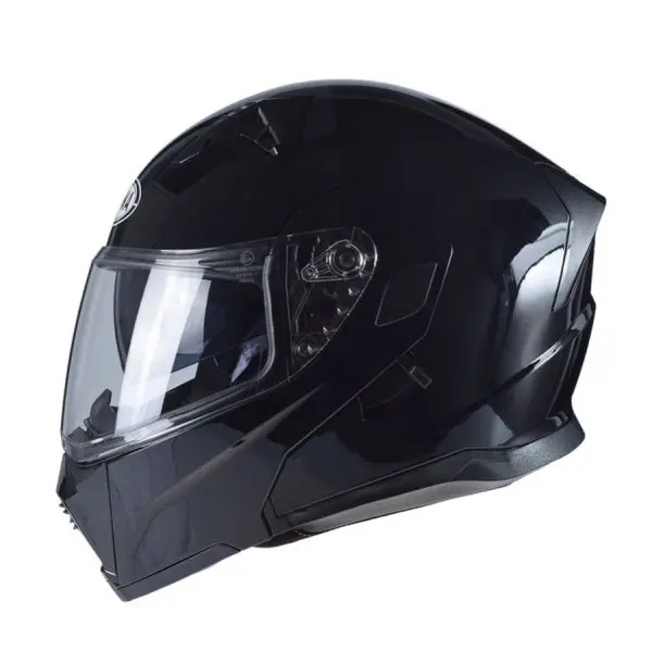 Casca Moto Flip-Up Just1 JK906, Negru Lucios, Marimea XL