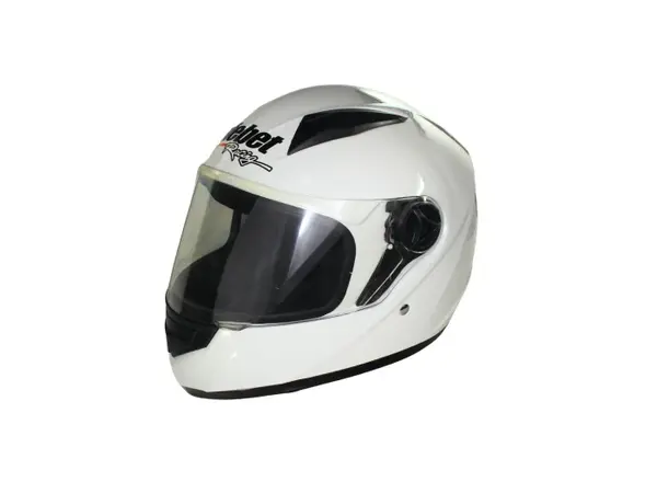 Casca moto integrala adulti, Safebet HF-111K, culoare alb, marime M
