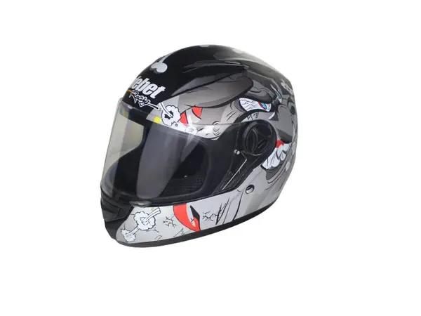 Casca moto integrala adulti, Safebet HF-111K, culoare gri negru mat, marime XL