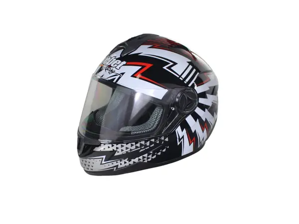 Casca moto integrala adulti, Safebet HF-122 Q239, culoare negru, marime M