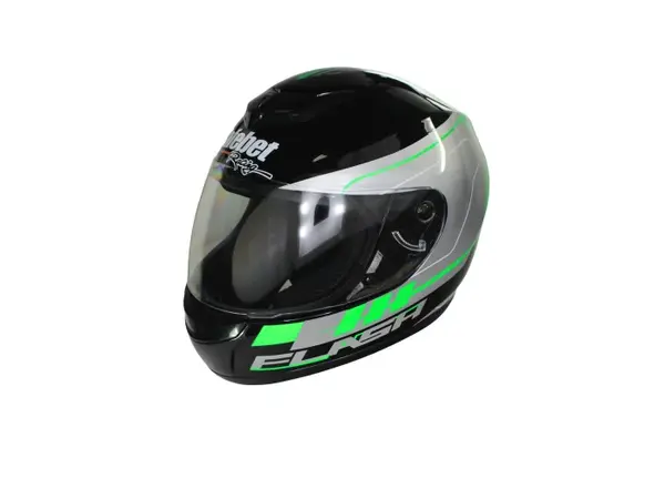 Casca moto integrala adulti, Safebet HF-123 Q245-G, culoare negru, marime L