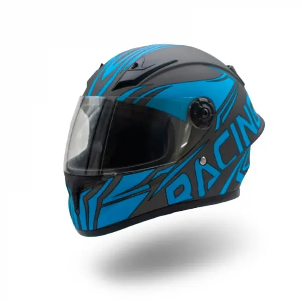 Casca moto integrala copii, XTR506, culoare negru albastru, marime YS