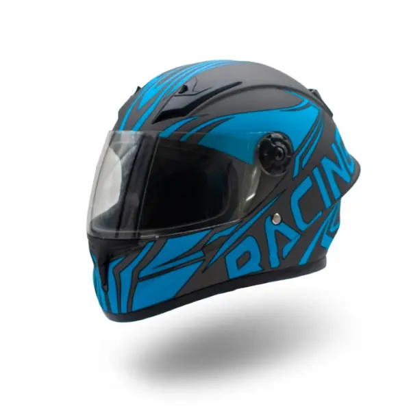Casca moto integrala copii, XTR506, culoare negru albastru, marime YL