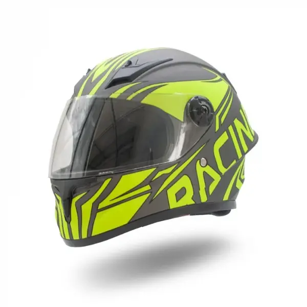 Casca moto integrala copii, XTR506, culoare negru verde lime, marime YS
