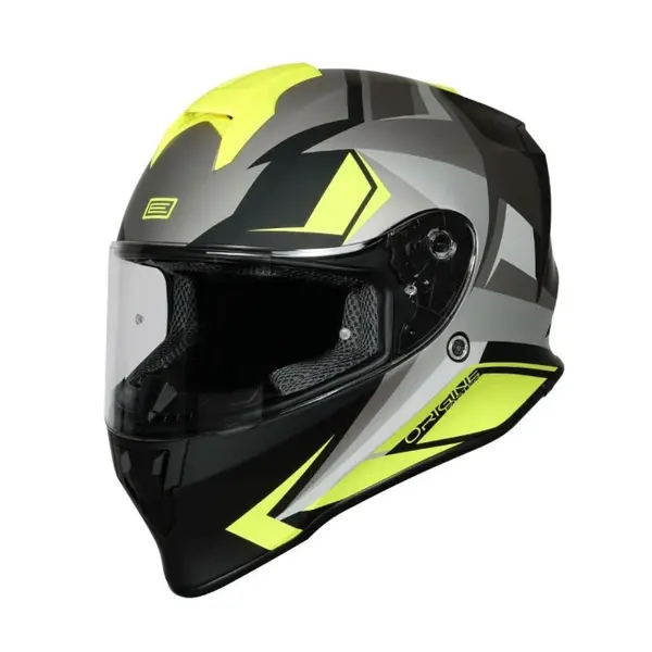 Casca moto integrala, Origine Dinamo Faster, culoare negru galben mat, marime XS