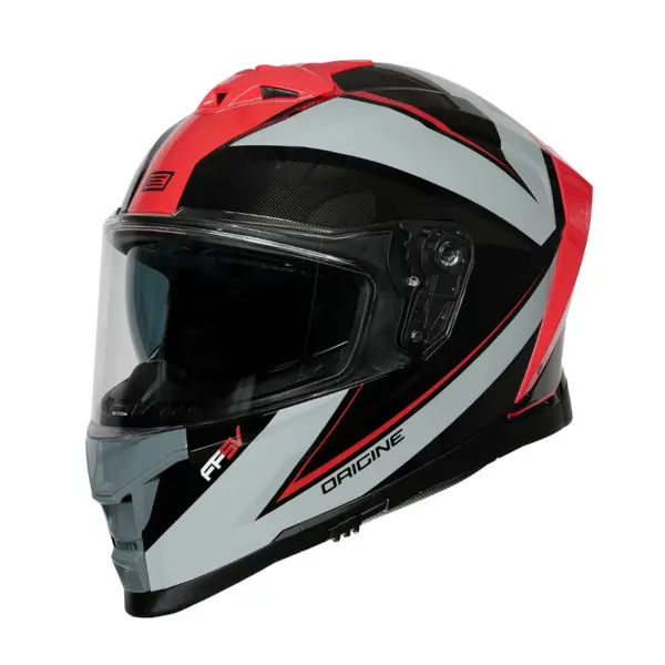 Casca moto integrala, Origine Etna Minimal, culoare rosu albastru lucios, marime XL