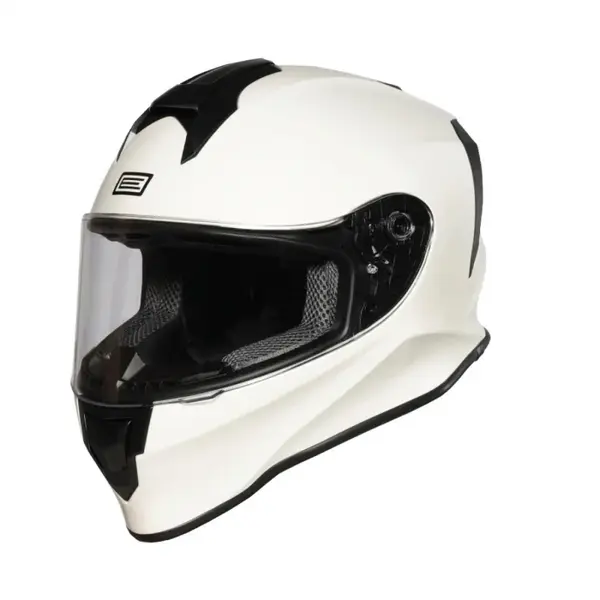 Casca moto integrala pentru copii Origine Dinamo Solid Kids, culoare alb lucios, marime YL