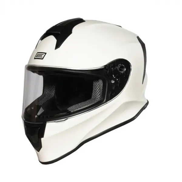 Casca moto integrala pentru copii Origine Dinamo Solid Kids, culoare alb lucios, marime YS