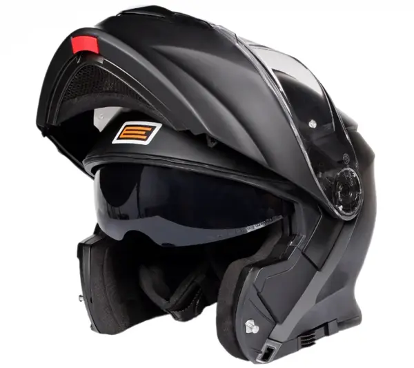 Casca moto rabatabila cu ochelari, Origine Delta Basic Solid, culoare negru mat, marime XS