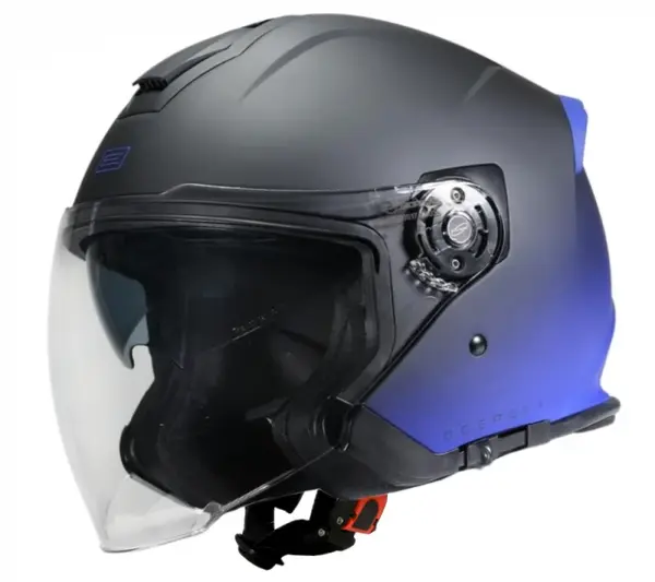 Casca moto semi-integrala, Origine Palio 2.0 DeepSky, culoare negru albastru mat, marime XL