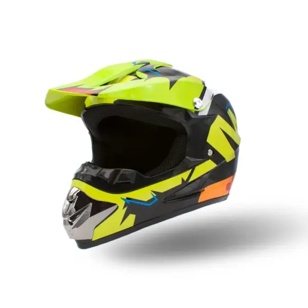 Casca motocross atv copii XTR 125, culoare negru lime, marime YM(53-54)
