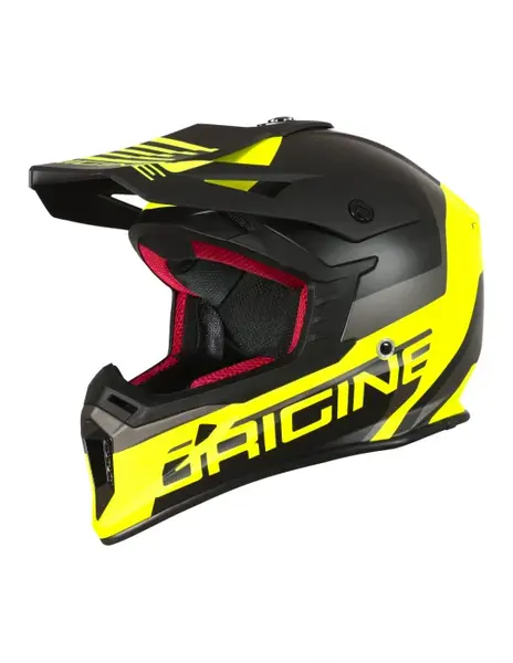 Casca motocross Origine Hero Mx, culoare negru galben fluo, marime XS