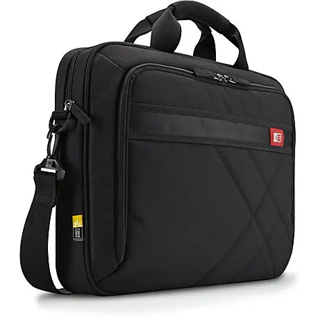 Case Logic Geanta Laptop Case Logic DLC115, 15.6, Poliester, Compartiment Tableta, Maner, Curea Umar, Negru