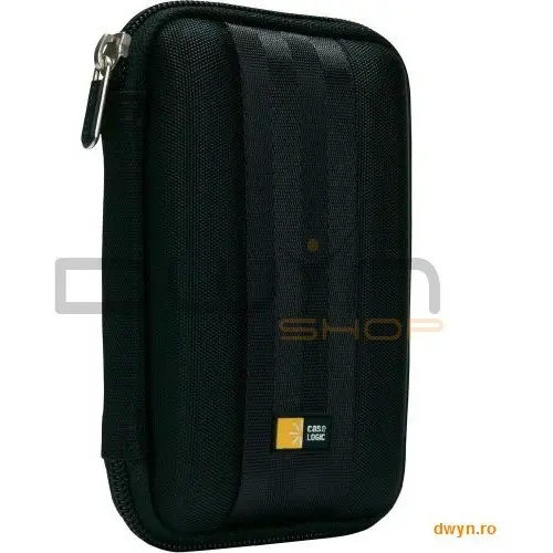 Case Logic Husa HDD portabil Case Logic, curea prindere hdd, buzunar intern plasa, spuma eva, black 'QHDC-101'