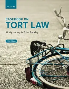 Casebook on Tort Law. 17 Revised edition, Paperback/***