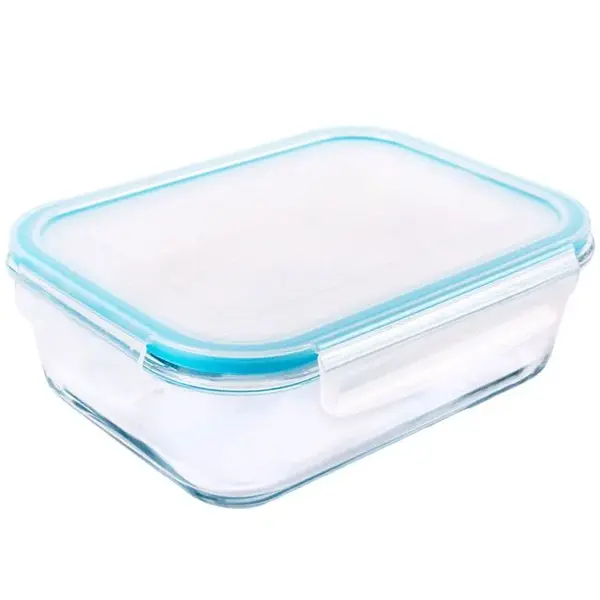 Caserola cu capac din sticla pentru alimente,1500 ml