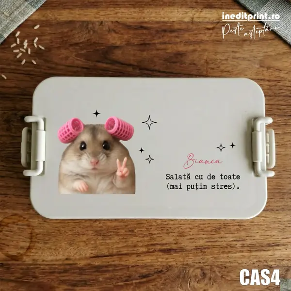 Caserola personalizata Salata cu de toate CAS4 Bej