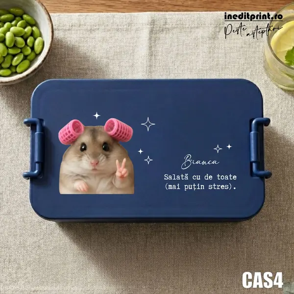 Caserola personalizata Salata cu de toate CAS4 Bleumarin
