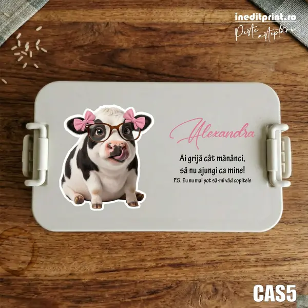 Caserola personalizata Vacuta CAS5 Bej