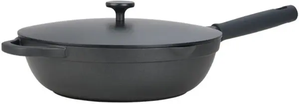 Caserolă plată din aluminiu turnat cu înveliș ceramic antiaderent Estia - 28 cm