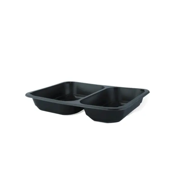 Caserolă PP meniu 2 compartimente 227 x 178 x 50– Set 50 buc Caserolă PP meniu 2 compartimente 227 x 178 x 50– Set 50 buc