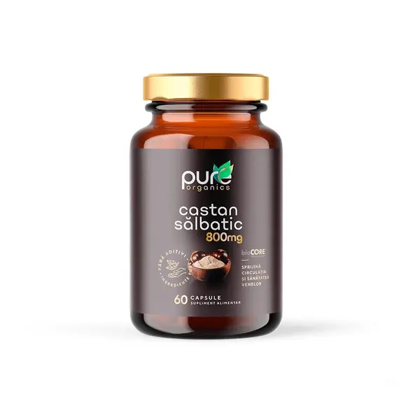 Castan Salbatic – Tonus vascular - 60cps PureOrganics