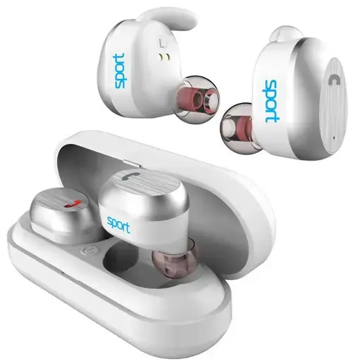 Casti Alergare Elari NanoPods Sport, Microfon (Alb)