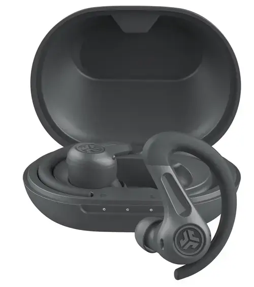 Casti Alergare JLAB JBuds Sport ANC 4, True Wireless, Bluetooth, In-Ear, Microfon, Noise Cancelling (Negru)