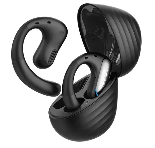 Casti alergare wireless OneOdio OpenRock Pro, Open-Ear, Air Conduction, Bluetooth 5.2, IPX5 (Negru)