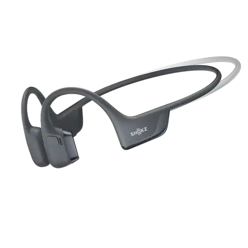 Casti alergare wireless Shokz OpenRun Pro 2 Mini, Bluetooth, Conductie osoasa, Autonomie 12 ore, IP55 (Negru)