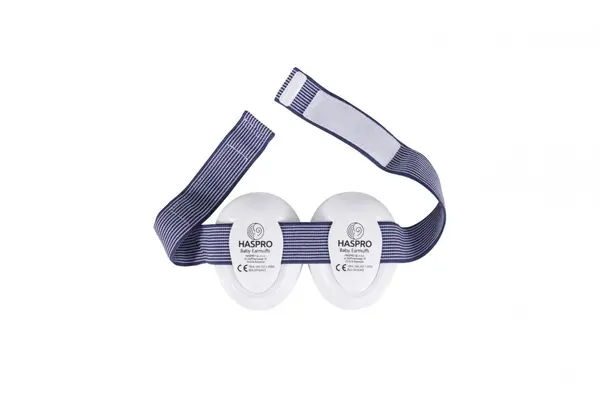 Casti antifonice Haspro Blue anulare zgomot pentru sugari si copii mici